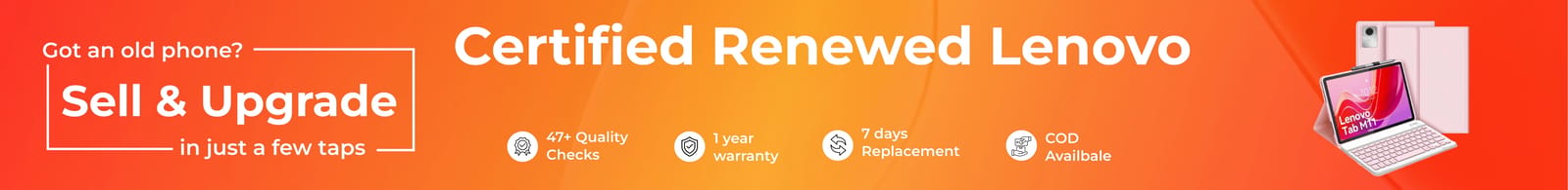 Buy Renewed Lenovo Tablet