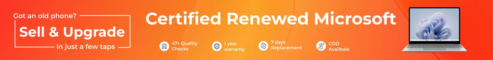 Buy Refurbished Microsoft Laptops