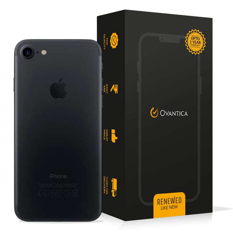 Apple iPhone 7 (256GB) - Matt Black (Renewed)